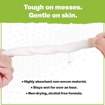 Crocodile Cloth Original Heavy-Duty Hand & Tool Wipes, 10 Count | Multi-Surface, Water-Based, Safe on Skin, 15" x 10" - size: 10 Count (Pack of 1)