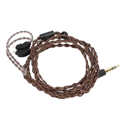 Detachable Earphone Cable 2 Pin 0.78mm OFC Replacement Wire, 3.5mm Headphone Extension Cable with Gold Plated Plug, Free Design for ZSN ZS10 ZSX AS12 AS16 TFZ