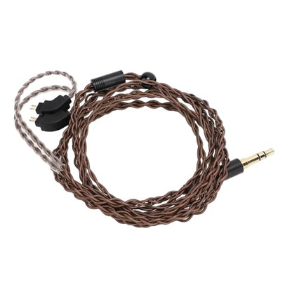 Detachable Earphone Cable 2 Pin 0.78mm OFC Replacement Wire, 3.5mm Headphone Extension Cable with Gold Plated Plug, Free Design for ZSN ZS10 ZSX AS12 AS16 TFZ