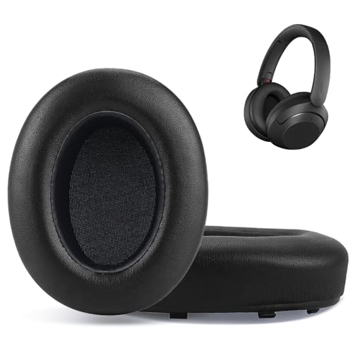 Replacement Ear Pads for Sony WH-XB910 XB910N Extra Bass Noise Cancelling Headphones, Headphones Ear Cushions, Headset Earpads, Ear Cups Cover (Black) - color: Black