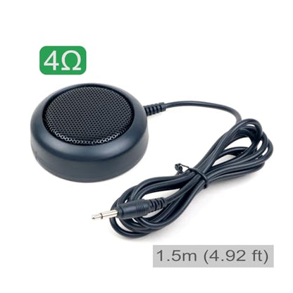 Gabil GSP-01 Mini Mobile Radio Speaker 1.5M, 4Ω 3W with 3.5mm Plug | Compact 8Ω 1W external speaker with 1.5 m cable and 3.5 mm plug for compatible mobile radios - size: 1.5M- 4Ω