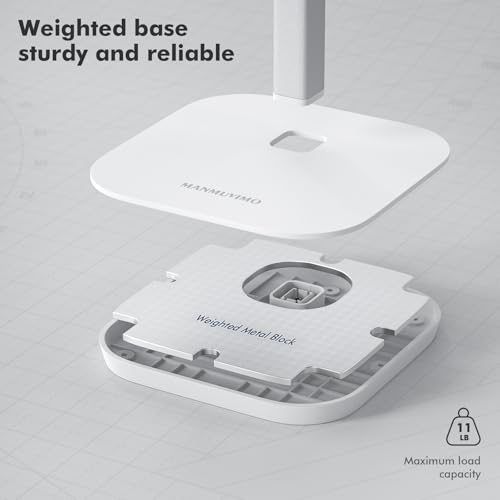 Headphone Stand, Aluminum Desk Headset Earphone Holder (White) - color: White