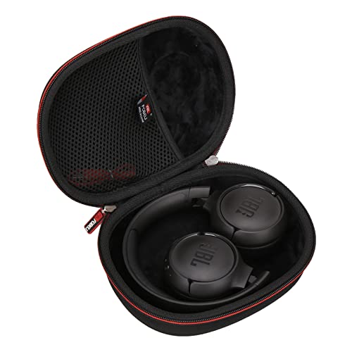 FBLFOBELI Headphone Cases EVA Hard Storage Case for JBL TUNE 500BT/510BT/T450BT/710BT/JBL Live 650 BT NC On-Ear Wireless Bluetooth Headphone, Travel Protective Bag (Black) - color: Black