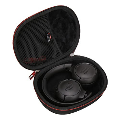 FBLFOBELI Headphone Cases EVA Hard Storage Case for JBL TUNE 500BT/510BT/T450BT/710BT/JBL Live 650 BT NC On-Ear Wireless Bluetooth Headphone, Travel Protective Bag (Black) - color: Black