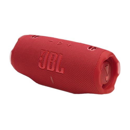 JBL Charge 6 Portable Bluetooth Speaker, Waterproof, Drop-Proof - Red | Long Battery Life Up To 28 Hours, Quick Charging, Built-In Powerbank, Weatherproof For Outdoor, Poolside, And Shower Use - color: Red