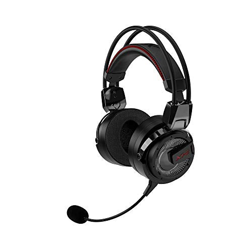 XPG Precog Analog 3.5mm Ergonomic Cushions Rotatable Ear Cup Gaming Headset with Detachable Mic (Precog Analog)