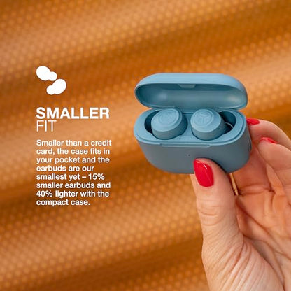 JLab Go Air Pop True Wireless Bluetooth Earbuds + Charging Case, Slate, Dual Connect, IPX4 Sweat Resistance, Bluetooth 5.1 Connection, 3 EQ Sound Settings Signature, Balanced, Bass Boost - color: Slate