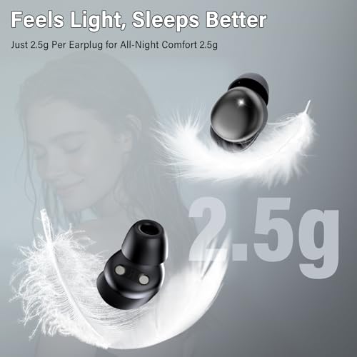 Sleep Earbuds Bluetooth 5.4 in Ear Buds for Sleeping, Sleep Headphones for Side Sleepers with Dual Modes, Sleep Timer, Alarm, 48H Wireless Earbuds for Sleeping, Sleep monitoring, App Customization