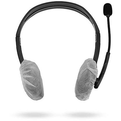 BBTO 200 Pieces Disposable Headphone Ear Cover Non-Woven Sanitary Earpad Covers for Most On Ear Headphones(S, 6.5 cm/ 2.5 Inch,White) - color: White, size: S (6.5 cm)