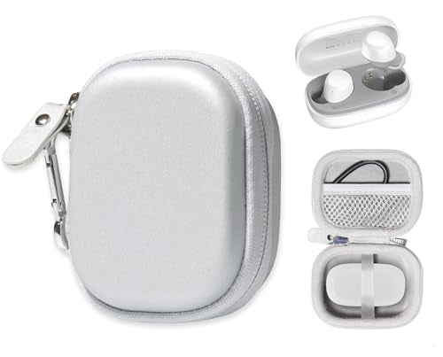 case for TOZO A1 Mini Wireless Earbuds Bluetooth 5.3 in Ear Light-Weight Headphones Built-in Microphone (White) - color: White