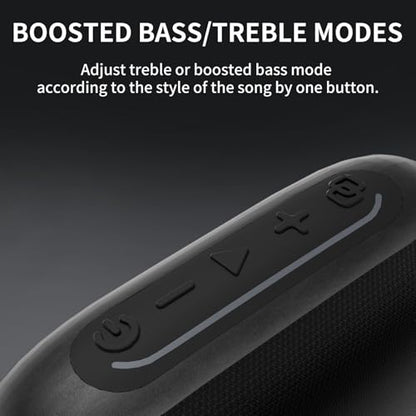 Waterproof Shower Bluetooth Speaker, Durable & Portable with Clear Sound, Ideal for Shower, Pool, Beach & Kayaking, BT 5.3 –Black - color: Black