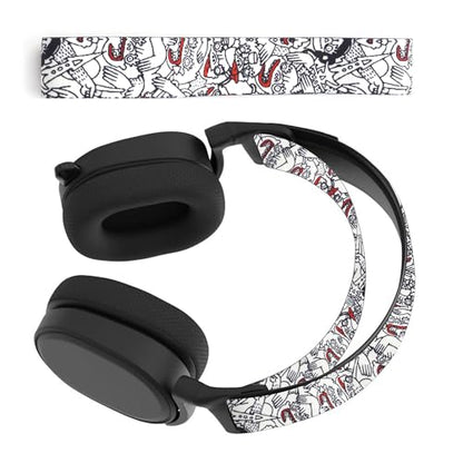 Arctis 7 Fabric Headband Replacement Headband Top Pad Cushion Cover Compatible with SteelSeries Arctis 7 / Arctis 9X / Arctis Pro Lossless Wireless Gaming Headphones Replacement Band Repair Part - color: Color-C