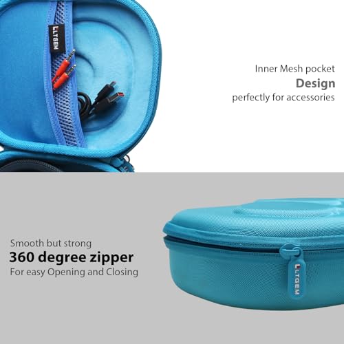 Case for JBL Tune 770NC/510BT/720BT/520BT/670NC/520C Headphones Sky Blue | Hard Carrying Travel Case for JBL Live 770NC/670NC/680NC/780NC Headphones - color: 13.Sky Blue