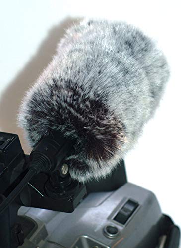 YH&YX 13cm Furry Windshield Windscreen for Sony ECM-XM1 CG1 NV1 PS1 mic | for Sony HVR HD1000U HXR MC2000E MC2500 XLR-A2M K1M K2M CG50BP for Audio-Technica AT875R