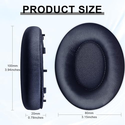 Replacement Ear Pads for Sony WH-1000XM4 (WH1000XM4) Over-Ear Headphones, Ear Cushions, Headset Earpads, Ear Cups Cover with Soft Protein Leather (Blue) - color: Blue