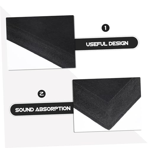 GALPADA Studio Monitor Isolation Pad Sound Absorbing Foam Platform for Subwoofer and Speaker Stability Acoustic Stand Noise Reduction Pad