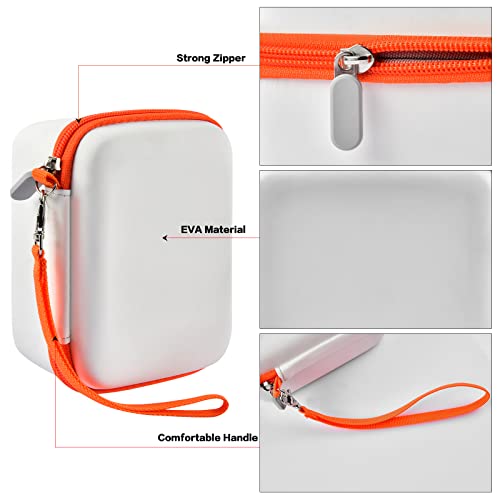 casmilee Travel Case Compatible with Yoto Mini – Kids Audio & Music Player, Holder Bag for Children’s Speaker Plays Audiobook Cards - Box Only - color: White, size: M