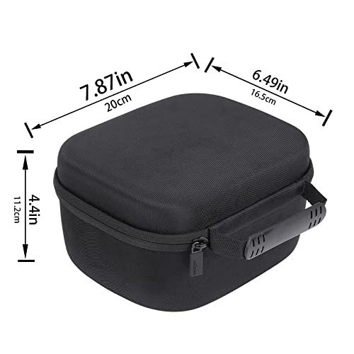 co2CREA Hard Case For Walkers Razor Slim Earmuffs And Walkie Talkie - style: Black Case for Razor Earmuff & Walkie Talkie