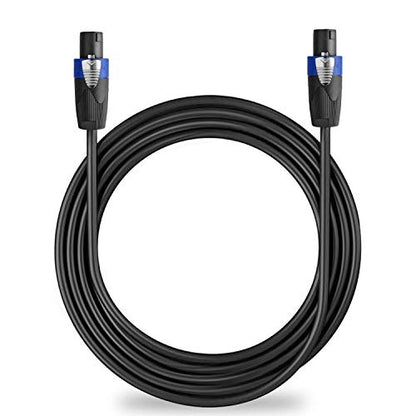 Pro 100ft 12 Gauge Speakon to Speakon Male Audio Speaker Cable, Single - size: 100ft