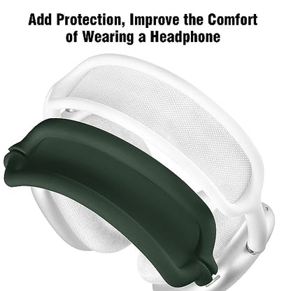 Filoto Case for AirPods Max - Ear Pad & Headband Cover for Apple AirPods Max (USB-C/Lightning), Silicone Accessory Case (Midnight Green) - color: Midnight Green