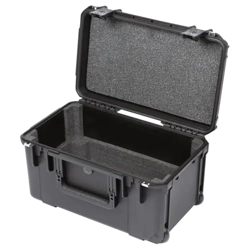 SKB iSeries 3U Shallow Fly Rack Waterproof Polypropylene Hard Case, 9 Inch - size: 3U