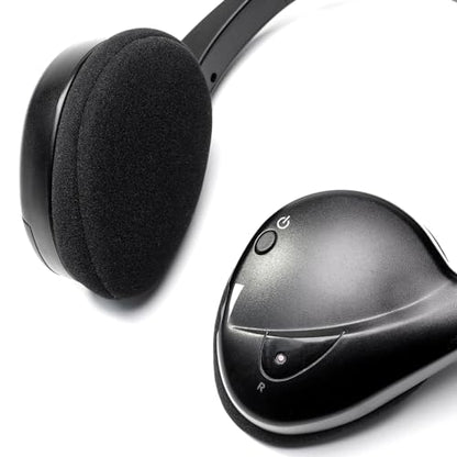 High-Density Foam Cushion Replacement Ear Pads for Infrared Wireless Headphones in Cars Compatible with Chrysler Infiniti Lexus Dodge GM Ford Toyota Nissan Honda Automobile DVD Player System
