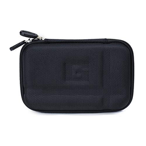 eBigValue Black Nylon 5.2 Inch Earphone Case Pouch Organizer Bag for Earbuds Cables Chargers USB Drives Memory Cards Portable Hard Drives and Small Gadgets