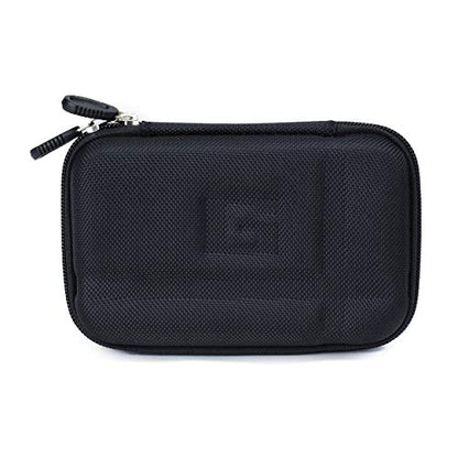 eBigValue Black Nylon 5.2 Inch Earphone Case Pouch Organizer Bag for Earbuds Cables Chargers USB Drives Memory Cards Portable Hard Drives and Small Gadgets