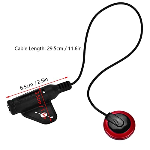 Generic Piezo Contact Microphone Pickup, Noise Cancelling Guitar Pickup for Violin Ukulele Cello Mandolin, with 6.35mm Jack for Amp Recording Equipment