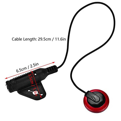 Generic Piezo Contact Microphone Pickup, Noise Cancelling Guitar Pickup for Violin Ukulele Cello Mandolin, with 6.35mm Jack for Amp Recording Equipment