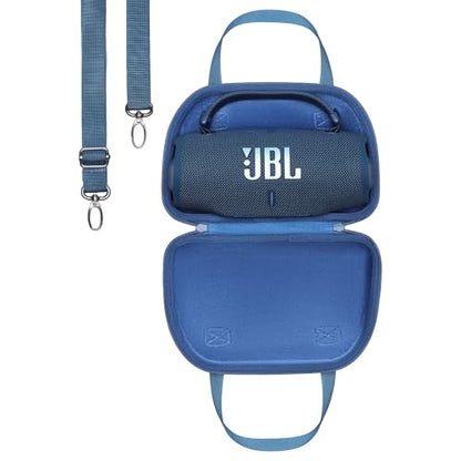 LTGEM Case Compatible with JBL Charge 6 /Charge 5 /Charge 4 Portable Speaker with Removable Strap, Blue - color: 2.Blue