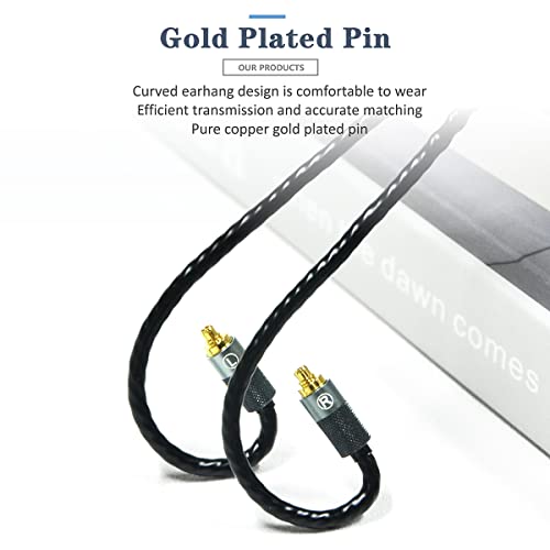 6N Single Crystal Silver 2.5mm/3.5mm/4.4mm Upgrade/Replacement Earphone Cable for Sennheiser IE200 IE300 IE600 IE900 (3.5mm Plug) - color: 3.5mm