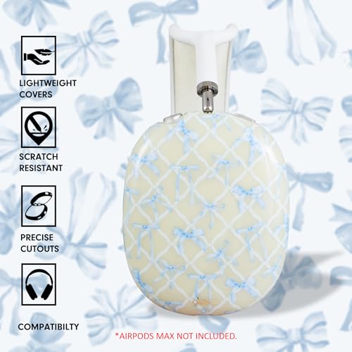 Sonix Protective Case for AirPods Max 2 & 1 | Headphones Cover | Blue Bows - color: Blue Bows