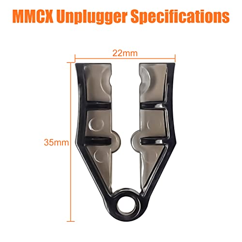 okcsc MMCX Cable Removal Tool IEM Earbuds Tool Help to Separate MMCX Connectors with Cable MMCX Assist Wire Pulling Tool Remover Earbuds Accessories Clamp A Pair of Transparent - color: White