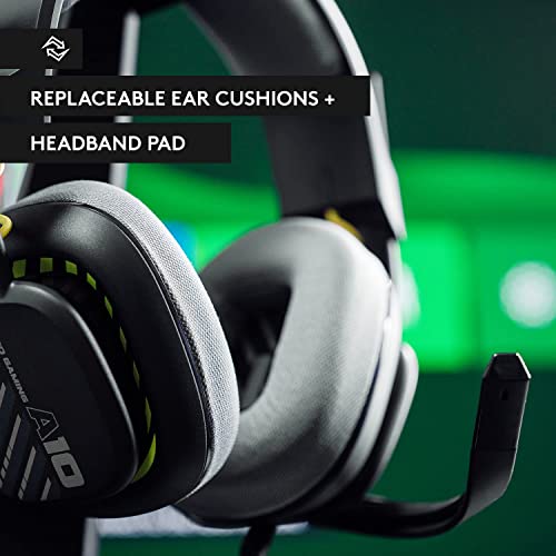 Astro A10 Gaming Headset Gen 2 Wired Headset, Over-Ear Gaming Headphones, Lightweight & Damage Resistant, Flip-to-Mute Microphone, 32 mm Drivers, Compatible with PS5, PS4, Nintendo Switch, PC - Black - color: Black