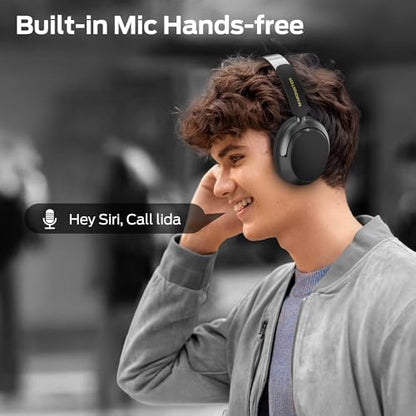 Monster Persona 3rd ANC Wireless Headphones, Premium Noise Cancelling with Bluetooth 5.4, Ultra-Light Foldable Over Ear Headphones, HD Voice Clarity, 70H Battery Life, Multi-Point Pairing, Comfort Fit