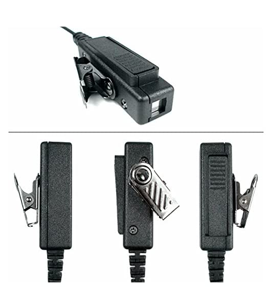 Surveillance Acoustic Tube Earpiece Headset with Mic Compatible for Kenwood TK-3140 TK-3400 TK-3402U16P UV-5R UV-82 Walkie Talkie Radio - style: Acoustic tube type