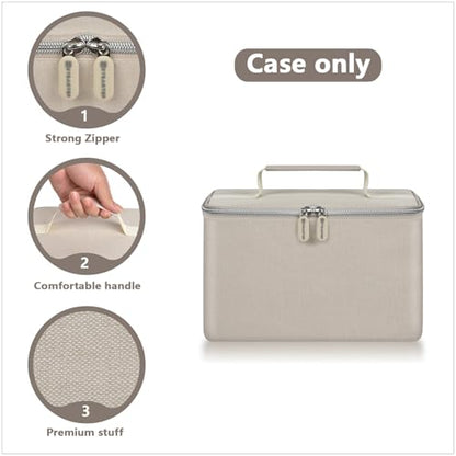 Hand Mixer Storage Case for KitchenAid 5, 6, 7 and 9 Speed Mixers - color: Beige