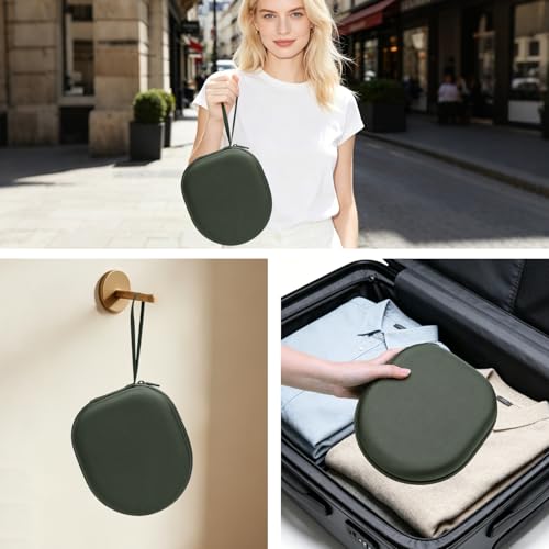 Headphone Headset Case Compatible with JLab JBuds Lux ANC/JBL Tune 520BT 720BT/BERIBES/KVIDIO/Soundcore by Anker/Sony Wireless On-Ear Headphones, Green - color: Green