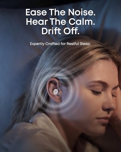 Soundcore Sleep A30 by Anker Sleep Earbuds - color: Moonlit White