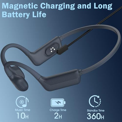 Liquid Silicone Swimming Headphones-Bone Conduction Headphones, IP68 Waterproof Underwater Earphones, LiteSurge Bluetooth Soft/Skin Open Ear Swim Earbuds with 32 GB MP3 Memory for Sport-Ashy - color: Ashy