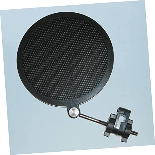 Microphone Mic Filter Double Layer Iron Net Shield Black