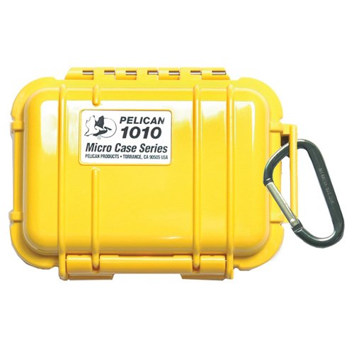 Pelican 1010 Micro Case (Yellow/Clear) - color: Yellow/Clear, size: One Size