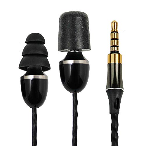 ISOtunes Wired Hearing Protection Headphones, OSHA Compliant Work Earbuds | Noise-cancelling mic, IPX5 water resistance, braided wire, noise-isolating fit, recently improved durable design