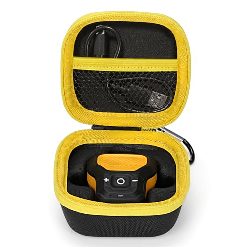 Storage Hard Case Compatible with DeWALT Bluetooth Speaker, Magnetic Clip-On Wireless Portable Mini Speaker Storage Holder Bag - Box Only