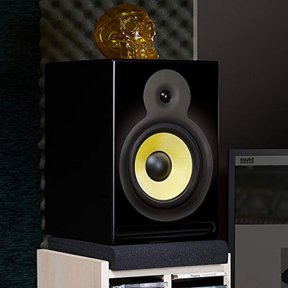 Studio Monitor Isolation Pads suitable for 6.5, 7 and 8 Inches Large Speakers | Reduce Vibrations and Fits most Stands - Pair | SMPad 8 - size: for 6''-8'' Speakers