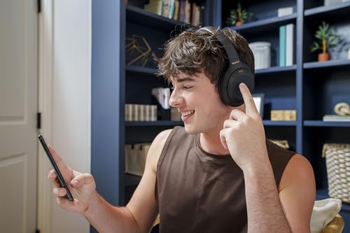 Sony WH-1000XM4 Wireless Premium Noise Canceling Overhead Headphones with Mic for Phone-Call and Alexa Voice Control, Black WH1000XM4 - color: Black