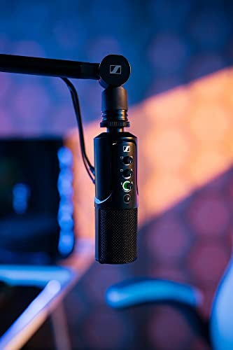 Sennheiser Professional Profile USB Microphone Streaming Set with Boom Arm, 3 m USB-C Cable & Mic Pouch - style: Streaming Set