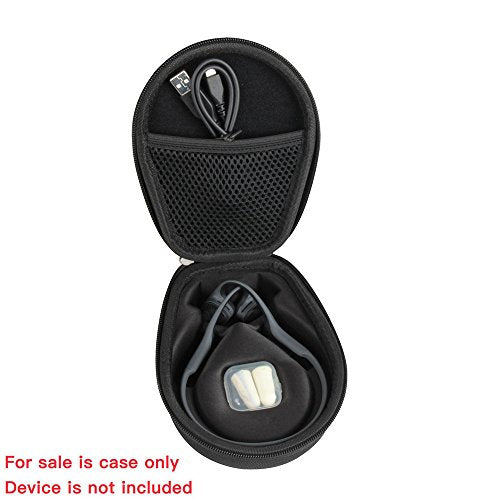 Hermitshell Case for AfterShokz Trekz Air/AfterShokz Aeropex/Titanium Mini/Shokz OpenRun Pro/SHOKZ OpenRun Pro 2 Open Ear Wireless Bone Conduction Headphones AS650 / AS800 (Black) - color: Black