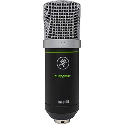 Mackie EM-Series USB Condenser Microphone with USB-A Connection (EM-91CU) - size: USB, style: Large Diaphragm Condenser